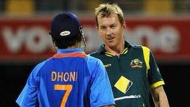 MS Dhoni Retires: Brett Lee Congratulates Former India Skipper on 'Outstanding Career'