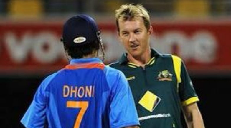 Brett Lee Congratulates Former India Skipper MS Dhoni on 'Outstanding Career'
