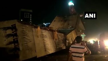 Gurugram: Section of Under-Construction Flyover Collapses at Sohna Road; Two Injured