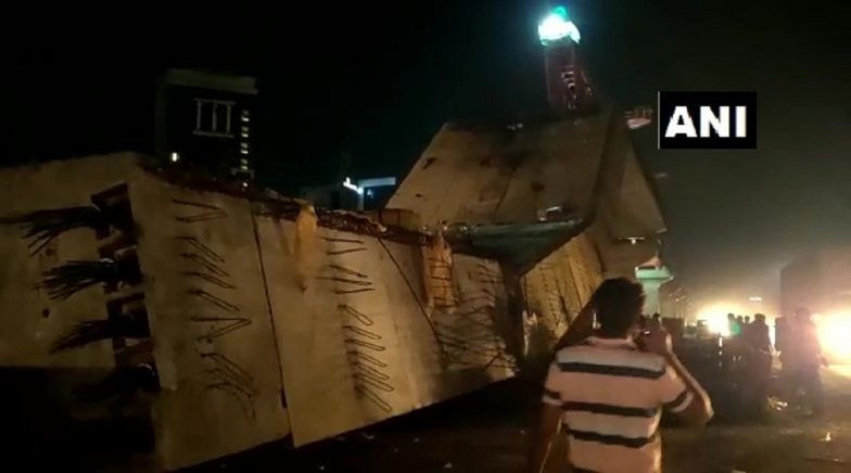 Gurugram: Section of Under-Construction Flyover Collapses at Sohna Road; Two Injured