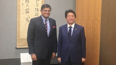 Shinzo Abe Resigns: BJP Spokesperson Baijayant Panda Prays For Good Health of Former Japanese PM, Says 'Fortunate to Have Been Long Associated With Indo-Japan Track-II Dialogues'