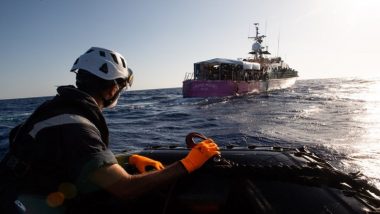 Migrants Onboard Banksy-Funded Louise Michel Transferred to Sea-Watch 4 Ship; Almost 350 People on The Charity Vessel Stranded in Mediterranean Sea