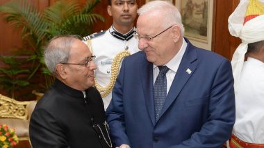 Pranab Mukherjee Dies: Israel President Reuven Rivlin Mourns Death of Former Indian President, Calls Him 'True Friend of Israel'