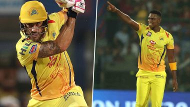 IPL 2020 Players’ Update: Faf du Plessis, Lungi Ngidi Set to Join Chennai Super Kings Squad on September 1, Say Report