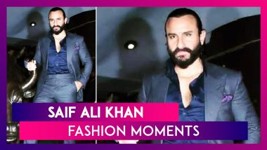 Saif Ali Khan Birthday Special: His Suit Game Is a Masterclass Of Excellence in Simplicity!