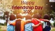 Friendship Day Images & HD Wallpapers for Free Download Online: Wish Happy Friendship Day 2020 With WhatsApp Stickers and GIF Greetings