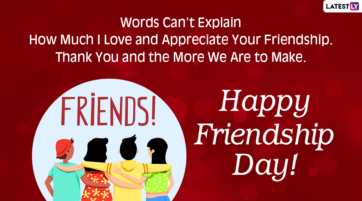 Happy Friendship Day 2020 Greetings, Wishes, HD Images ...