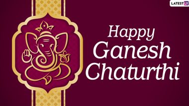 Happy Ganesh Chaturthi 2020 Greetings: Latest WhatsApp Stickers, HD Images, New Ganpati Bappa Morya Photos, GIF Messages and SMS to Send During Ganeshotsav