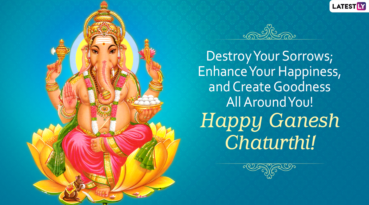 Happy Ganesh Chaturthi 2020 Greetings And Hd Images Whatsapp Stickers Lord Ganesha Photos 8340
