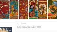 India Independence Day 2020 Google Doodle: Search Engine Giant Wishes Indians on 74th I-Day with a Beautiful Artwork Greeting!