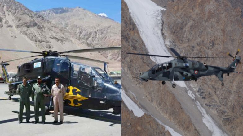 HAL's 2 Light Combat Helicopters Deployed in Ladakh Amid Tensions With China at LAC