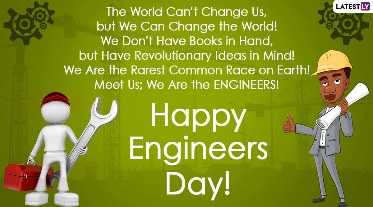 Happy Engineers Day 2020 Wishes And Images Whatsapp Stickers Facebook Greetings S Messages 9615