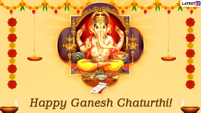 Ganesh Chaturthi 2020 Wishes & Greetings: WhatsApp Stickers, HD Images, Facebook Status, GIF Messages and SMS to Send During Ganeshotsav