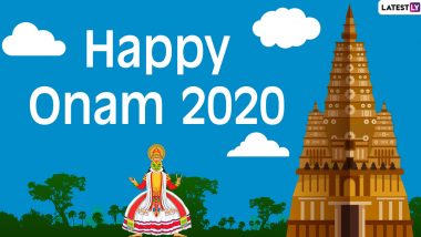 Happy Onam 2020 Wishes, Best Images & HD Wallpapers for Free Download Online: Onam Ashamsakal in Malayalam Photos, New WhatsApp Stickers and GIF Greetings