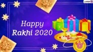 Raksha Bandhan 2020 Greetings and HD Images in Hindi: WhatsApp Stickers, Rakhi Quotes, Facebook Messages and SMS to Send Wishes on This Special Day