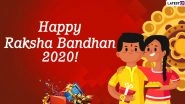 Raksha Bandhan 2020 Wishes to Send Brothers: WhatsApp Stickers, Facebook Messages, GIF Images And SMS to Greet Your Brothers