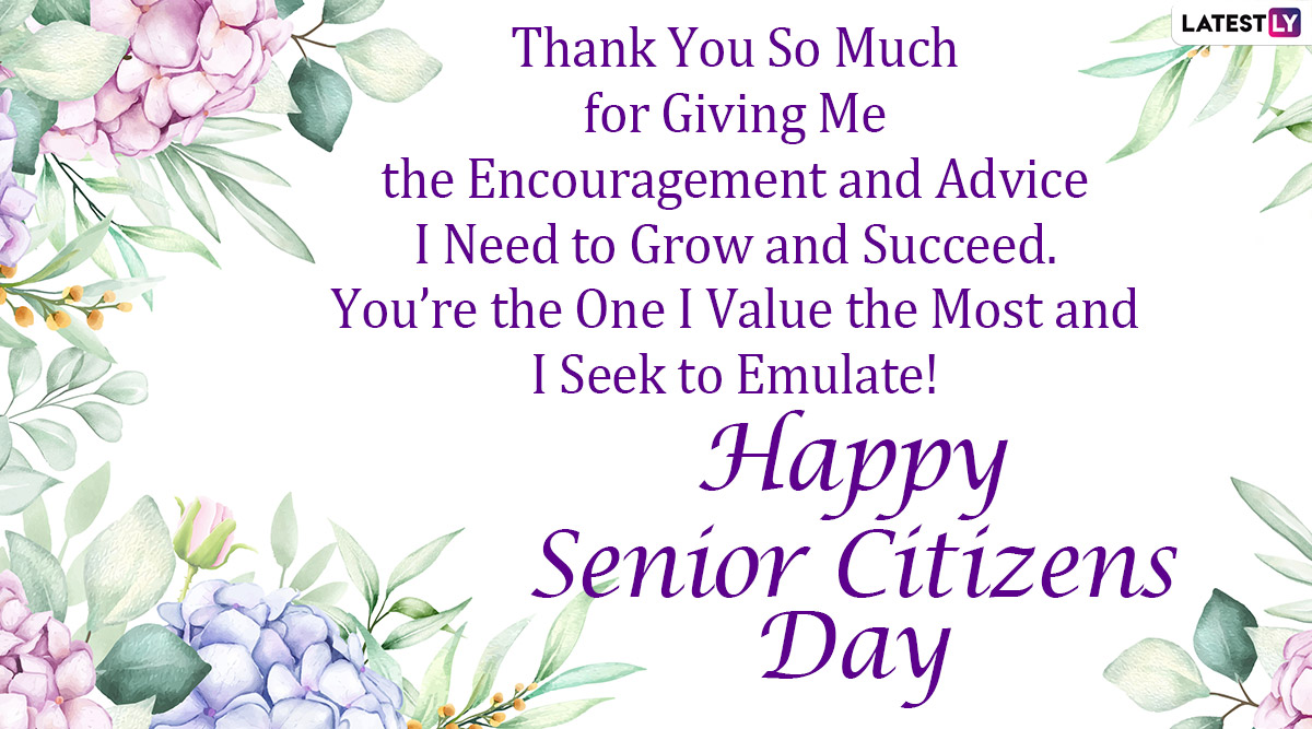 Happy Senior Citizens Day