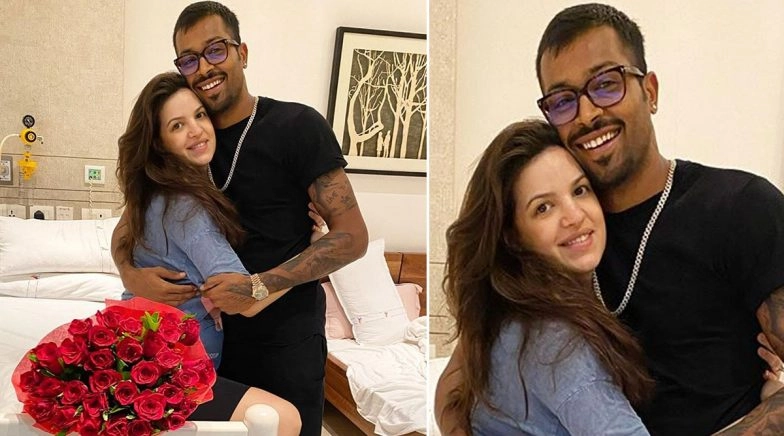 Hardik Pandya Gifts Red Roses to Wife Natasa Stankovic, Thanks Her for ‘Best Ever Gift!’ (See Pic)