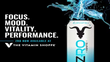 Ignite International Launches New ZRO Performance Drink In Blockbuster New Partnership With Vitamin Shoppe
