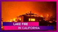 Lake Fire In California Continues To Rage, Huge Blaze Forces Evacuations