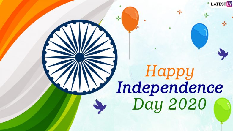 Independence Day 2020 Greetings and HD Images: WhatsApp Stickers, Tricolour GIFs, Facebook Photos With Quotes, Messages and SMS to Send Wishes of Swatantrata Diwas