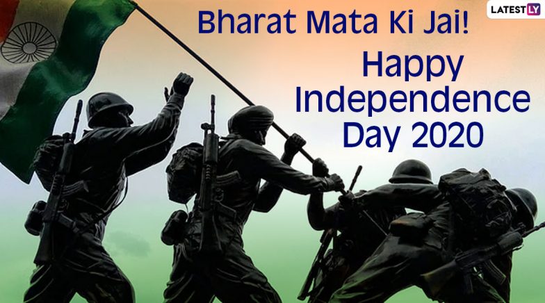 Happy Independence Day 2020 Images & HD Wallpapers for Download: Bharat Mata  Ki Jai Slogans, Free WhatsApp Stickers, GIF Greetings & Quotes to Share  Online | 🙏🏻 LatestLY