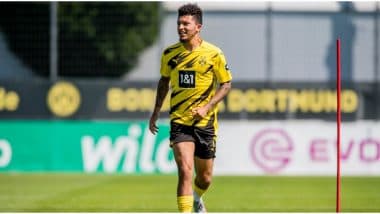 Jadon Sancho’s Body Feint Floors Fin Bartels During Borussia Dortmund vs Holstein Kiel, DFB-Pokal Semi-Final 2021, BVB Winger Shares Video On Social Media