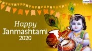 Janmashtami Images & HD Wallpapers for Free Download Online: Wish Happy Krishna Janmashtami 2020 With WhatsApp Stickers and GIF Greetings