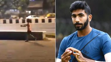 Jasprit Bumrah Fan Imitates His Bowling Action; Mumbai Indians Pacer Urges Young Kid to ‘Keep Going’ (Watch Video)