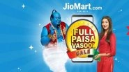 JioMart Independence Day Sale 2020: Reliance's Online Retail Outlet Extends Discount Offers Till August 19 After Record Sales Today