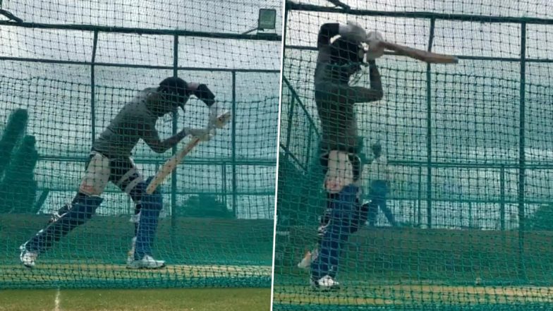 IPL 2020 Players' Update: KXIP Captain KL Rahul Hits Nets Hard As He Gears Up for Indian Premier League 13 (Watch Video)