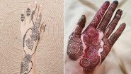 Last-Minute Mehndi Designs for Kajari Teej 2020: Easy Indian Traditional Henna Patterns and Simple Arabic Mehandi to Make on This Auspicious Day (Watch Tutorial Videos)