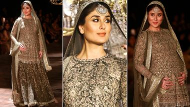 Kareena Kapoor Khan Is Pregnant! Throwback To The Time When Bebo Sparkled In All Her Glory And Walked With A Baby Bump On Ramp For Sabyasachi!