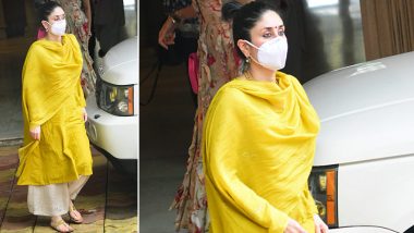 When Kareena Kapoor Khan Made a Chic Sunshine on a Cloudy Day Ethnic Style Statement!