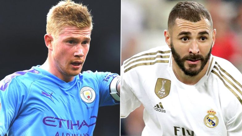 Manchester City vs Real Madrid, UEFA Champions League 2019–20: Kevin de Bruyne, Karim Benzema and Other Players to Watch Out in MCI vs RM Football Match