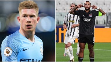 Manchester City vs Lyon, UEFA Champions League 2019–20: Kevin De Bruyne, Memphis Depay and Other Players to Watch Out in MCI vs LYN UCL Quarter-Final Match
