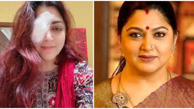 Actor-Politician Khushbu Sundar Undergoes an Eye Operation, Shares a Post Saying She Will Be Inactive From Social Media Amid Recovery (View Tweet)