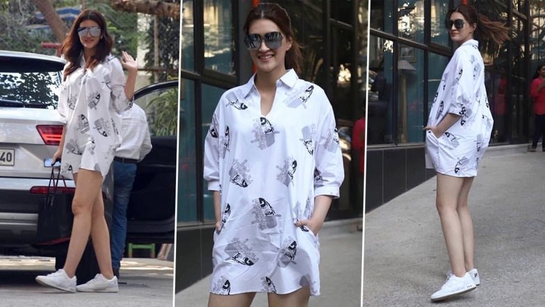 When Kriti Sanon&rsquo;s Printed Shirt Dress Is Just What We Needed for Our Casual, Laidback Lust List!