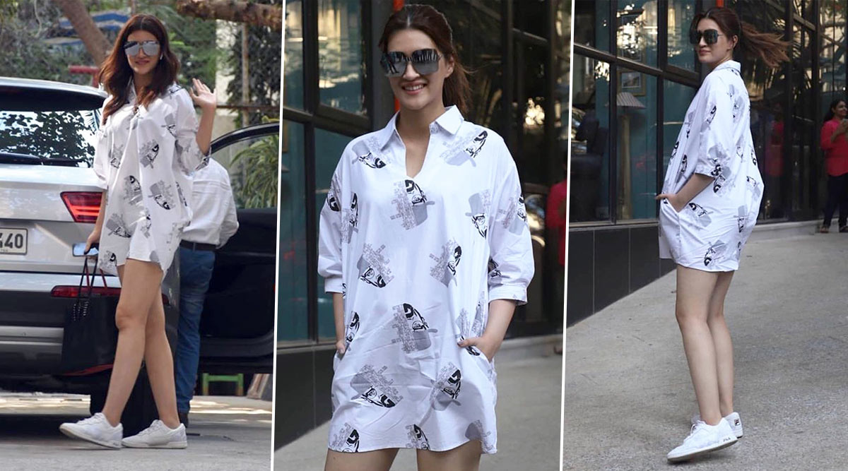 When Kriti Sanon's Printed Shirt Dress Is Just What We Needed for Our  Casual, Laidback Lust List! | 👗 LatestLY