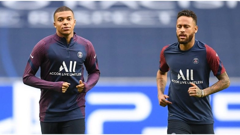 Neymar & Kylian Mbappe Football Transfer News Latest Update: Paris Saint-Germain Will Never Let Stars Leave the Club, Says PSG President Al-Khelaifi After Atalanta Win