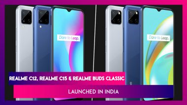 Realme C15, Realme C12 & Realme Buds Classic Launched in India, Prices, Variants, Features & Specifications