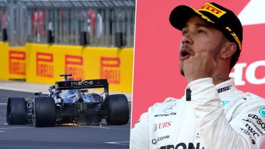 Lewis Hamilton Wins British Grand Prix 2020 With Punctured Tyre; Twitterati React to Brit’s Record Seventh Win (Watch Video)