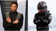 RIP Chadwick Boseman: Lewis Hamilton Pays a Wakandan Tribute to the Black Panther Star By Dedicating His Pole Position At Belgian Grand Prix (View Pic)