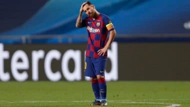 Lionel Messi and Barcelona Register Worse Records in Humiliating 8–2 UCL 2019–20 Defeat Against Bayern Munich; Take a Look at All Stat Highlights From the Champions League Quarter-Final Match