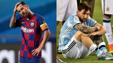 Lionel Messi Suffers Worst Defeat With Barcelona’s 8–2 Humiliation vs Bayern Munich: Take a Look at 5 of the Heaviest Losses in Argentina Star’s Career