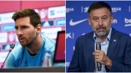 Lionel Messi to Leave Barcelona: Club President Josep Maria Bartomeu Ready to Resign if Argentinian Agrees to Stay at Camp Nou