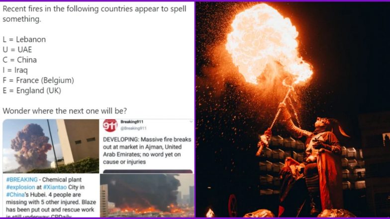 'LUCIFER' Behind Deadly Explosions Across Nations? Viral Conspiracy Theory Points to First Letter of Each Nation Spelling Out the Devil's Name After Recent Gas Blast in Russia (Check Tweets)
