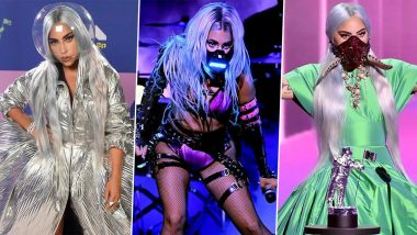 MTV VMAs 2020: From Fishbowl to Horns, Lady Gaga’s Pandemic Inspired Masks Will Make You Realise That Never Settle for Ordinary (View Pics)