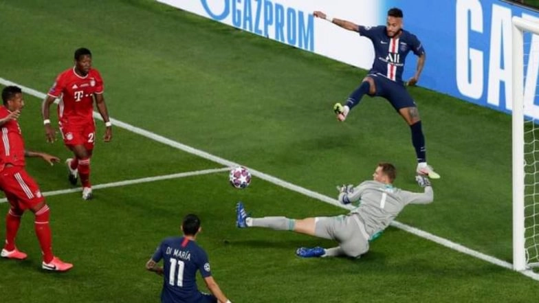 Manuel Neuer Denies Neymar With Sensational Double Save in Early Minutes of PSG vs Bayern Munich Champions League 2019–20 Final (Watch Video)