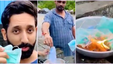 Anti-Mask Indian Youngsters Burn Face Masks For 'Mask Se Azaadi' Campaign on Independence Day, Get Slammed on Social Media